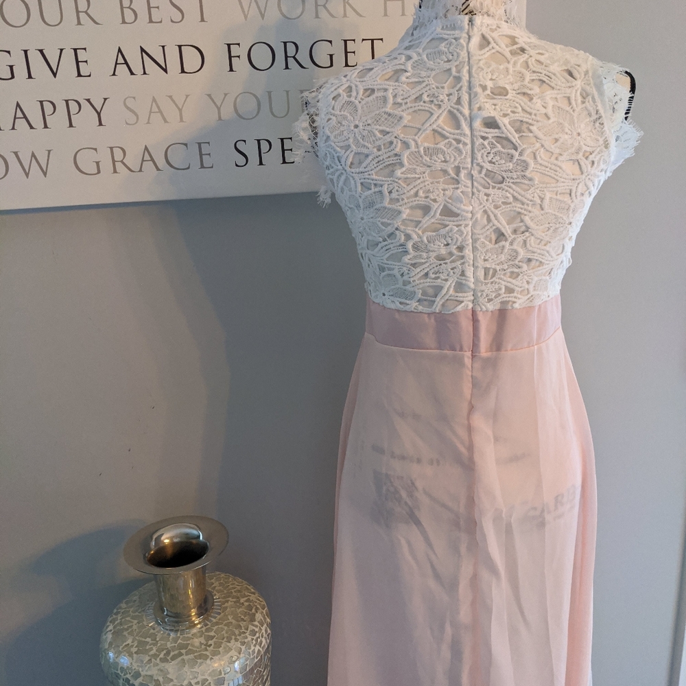 Pink Lace Dress - Picture 2 of 3